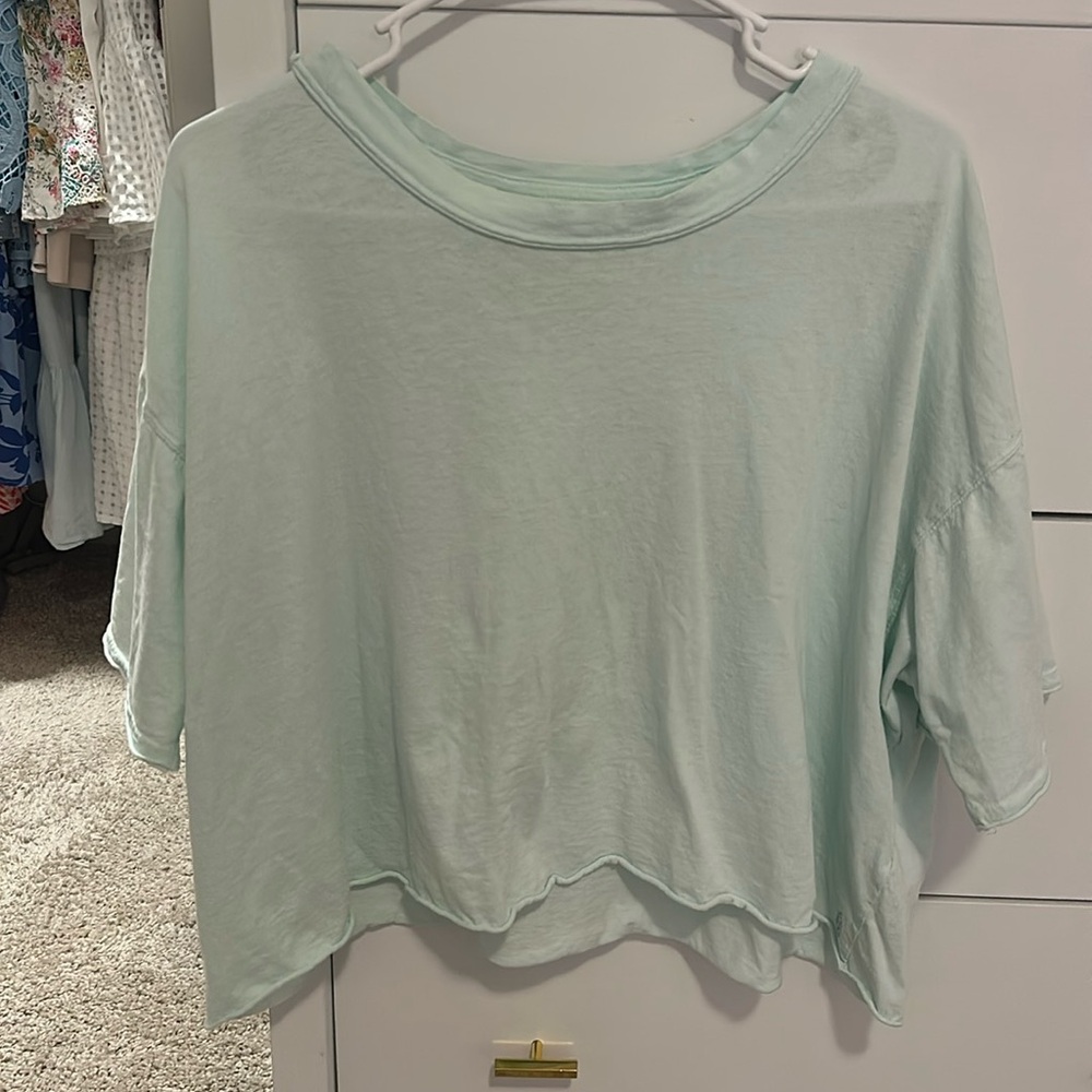 Free People cropped tee
